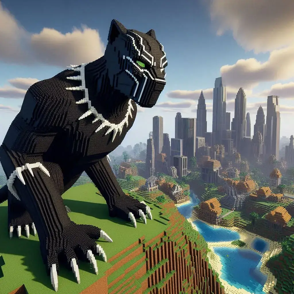 Minecraft Black Panther mod