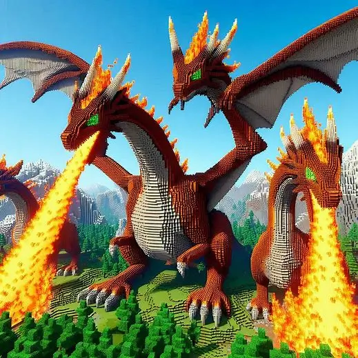 Minecraft Ebonfire Dragons Mod