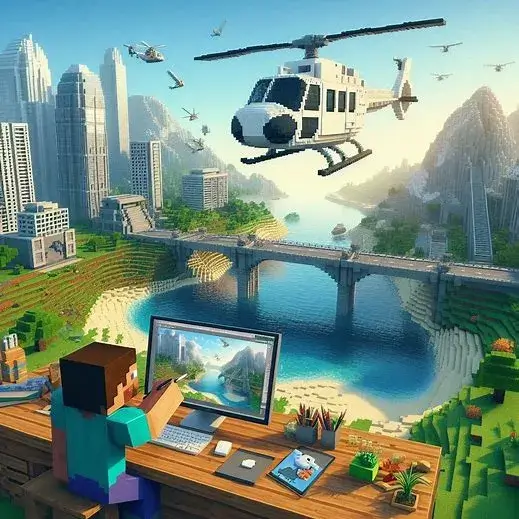 Minecraft Helicopter Mod